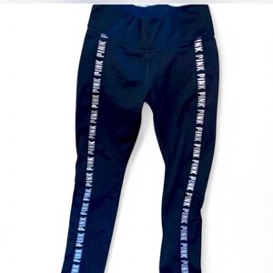 Victoria’s Secret PINK High-Waisted Leggings – Black